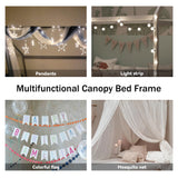 Merax Wood House Bed,Floor Bed with Wood Slats,No Box Spring Needed,Twin Size, White Merax