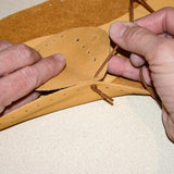 Realeather C4604-03 Adult Moccasin Leathercraft Kit, Size 8-9, Golden Tan, 1-Pair Realeather