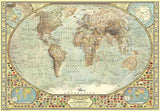 Anatolian 2000Piece Jigsaw Puzzle - World Map Jigsaw Puzzle, Brown/a Anatolian