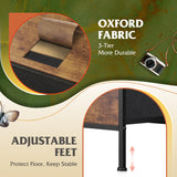 WLIVE Dresser for Bedroom with 5 Drawers, Wide Bedroom Dresser with Drawer Organizers, Chest of Drawers, Fabric Dresser for Living Room, Closet, Hallway, Rustic Brown Wood Grain Print WLIVE