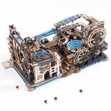 ROKR 3D Wooden Puzzles for Adults, 3 in 1 Wooden Marble Run, Wood Model Mechanical Puzzles Building Toys Kits, Gifts for Men Boys (LGX02) ROKR