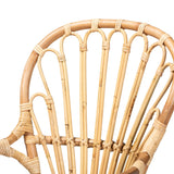 bali & pari Sheraton Modern and Contemporary Light Honey Rattan Dining Chair bali & pari