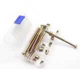 binifiMux 10-Pack M6 x 90mm Hex Allen Head Furniture Crib Baby Bed Bolt and Barrel Nuts, for Bunk Bed Chairs Cots Headboard binifiMux