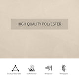 Outsunny 10' x 12' Universal Gazebo Sidewall Set with Panels, Hooks and C-Rings Included for Pergolas and Cabanas, Beige Outsunny