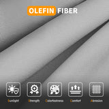 UDPATIO 7 Pieces Patio Aluminum Furniture Set Oversized Outdoor Furniture Modern Patio Set, 9 Seat Thick Cushion Outdoor Seating Set for Balcony(Include Waterproof Sofa Cover) UDPATIO