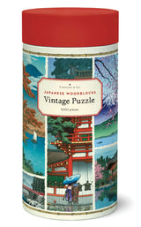 Cavallini 1000 Piece Jigsaw Puzzle, Japanese Woodblocks (PZL/JW) Cavallini