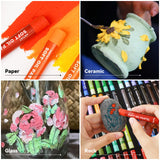 Arrtx Artist Oil Pastels 48 Colors Set, Soft Oil Pastel Vibrant and Creamy, Professional Oil Pastel Crayons Set Art Supplies for Artist and Beginners Arrtx