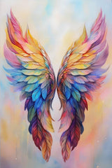 HKLIOPU Pink Wings Diamond Art Kits for Adults,DIY Diamond Painting Kits for Beginners,5D Full Drill Rhinestone Gem Art Crafts for Home Wall Decor 12"x16" HKLIOPU