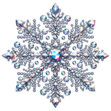 Snowflake Sublimation Transfer, Crystal Snowflakes Printed Transfer, Snowflake Sublimation Design, Winter, Printed Christmas Transfer (Adult x1-8.5+") WoodArtSupply