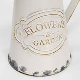 Soyizom Galvanized Metal Pitcher Farmhouse Decor Jugs White Pitcher Vases Flower Jugs Vase Shabby Chic Decor Water Can Milk Jug Rustic Decorations for Home Christmas Wedding,White-Jug/8.9”H-Small Soyizom
