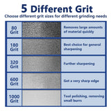 Mega Square CBN Grinding Wheel 8 inch, 1.5" Wide, 5/8" Arbor, 320 Grit for Sharpening Woodturning Tool、Knife、High Speed Steel Tool，Fits Most 8" Bench Grinder (320 Grit) UF-SHARP