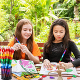 BenLouis 24 Jungle Safari Mini Coloring Books Kids with 24 Stacking Crayons Zoo Animals Party Favors Activity Books Bulk for Kids Wild One Lion Goodie Bag Gift Stuffer Classroom Reward BenLouis