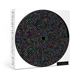Pi π Day Puzzle for Adults 1000 Pieces, Round Rainbow Jigsaw Puzzle, Hard Impossible Puzzle by Number IdeaBazar