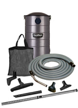 VacuMaid GV30PRO Wall Mounted Garage and Car Shop Vacuum Cleaner with 30 ft. Hose, Tools, and 7 Gallon Bag VacuMaid