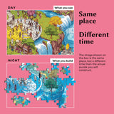 Time Warp Puzzle Mystery Jigsaw Puzzle 1000 Pieces for Adults Day Night Series - A Challenging, Difficult, Picture Changing Puzzle to Solve 26.625 x 19.25 in (Starwatchers) da Vinci's Room