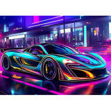 CEOVR Sports Car Diamond Art Kits for Adults, Car 5D DIY Full Drill Diamond Painting Dots Gem Art, Adult Crafts Kits Arts and Crafts, Wall Decor for Home Office 12x16inch CEOVR