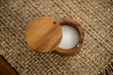 Lipper International Acacia Wood Salt or Spice Box with Swivel Cover, 3-1/2" x 2-1/2" Lipper International