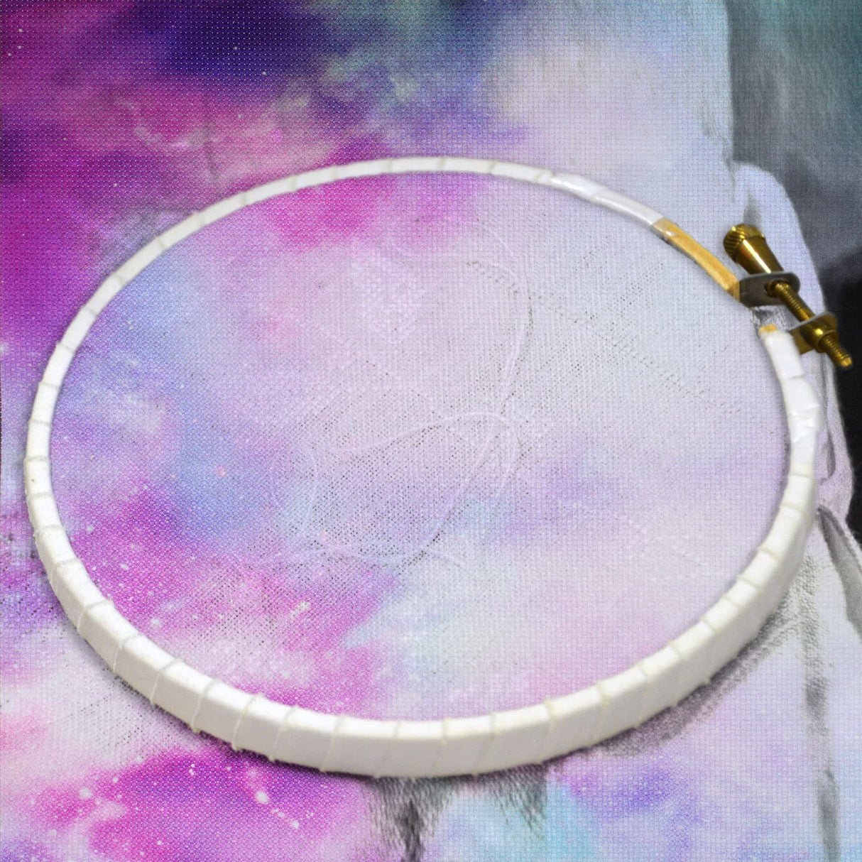 Macarrie 6 Pieces Aida Cloth 14 Count Embroidery Fabric 11.81 x 17.72 Inch Cross Aida Sky Printed Patterns Cross Cloth Embroidery for DIY Art Craft Handwork Macarrie