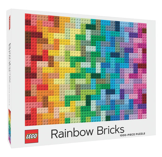 LEGO Rainbow Bricks 1000 Piece Jigsaw Puzzle