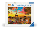 Ravensburger Evening in Paris 500 Piece Jigsaw Puzzle for Adults | Unique, Pieces | Anti-Glare Surface | FSC Certified, Eco-Friendly | Amazon Exclusive Ravensburger