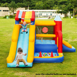 Inflatable Bounce House for Kids Outdoor 9 in 1 Large Bounce Castle for Toddlers Indoor Backyard Big Jump Bouncy House with Blower, Two Slide, Ball Pit, Basketball, Boxing, Climbing, 11.38x10.2FT AONESY