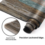 Galdas Gaming Mouse Pad Vintage Wood Grain Pattern XXL XL Large Mouse Pad Mat Long Extended Mousepad Desk Pad Non-Slip Rubber Mice Pads Stitched Edges Thin Pad (31.5x11.8x0.12Inch) Galdas