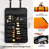 Daily Treasures 73pcs Leather Craft Kits with Portable Handbag, Leather Working Kit with 18 Punch Tool,Tracing Wheel,7 in 1 Groover,Awl,Waxed Thread,Needles,Tools for DIY Polishing Sewing Cutting Daily Treasures