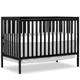 Dream On Me Synergy 5-In-1 Convertible Crib In Black, Greenguard Gold Certified Dream On Me