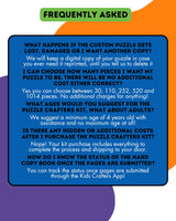 PuzzleCrafters Puzzle Making Kit for Kids - Create Your Personalized Custom Printed Puzzles from Photo's or Hand-Drawn Art - Great Gift for Creative Kids - 30, 100, 250, 500, or 1000 Jigsaw Pieces Make It At Home