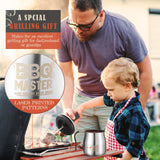 BBQ Basting Pot with Brushes，Grilling Gifts for Men，Valentines Day Gifts For Him，Grill Gift for Dad，Premium Stainless Steel 304 Barbecue Basting Pot Brush Set，32oz. BBQ Sauce Container Cooking Gift Grill Gadgets for Men CherHome