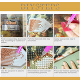 Sanjee Fantasy Diamond Painting Kits for Adults, 5D DIY Tree Diamond Art Kits for Beginners, Round Full Drill Diamond Dots Paintings Diamond Painting for Home Wall Decoration Gift, 12x12inch Sanjee