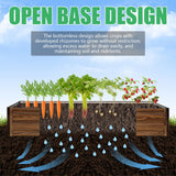 SnugNiture Galvanized Raised Garden Bed 6x3x1FT Outdoor Large Metal Planter Box Steel Kit for Planting Vegetables, Flowers SnugNiture