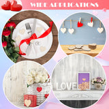 AWIZOM 120 Pcs 1.5 Inch Small Wooden Hearts for Crafts Unfinished Wood Hearts Cutouts Blank Wood Hearts Slices Embellishments for DIY Crafts, Guest Book, Valentine's Day, Wedding, Mother's Day Decor AWIZOM