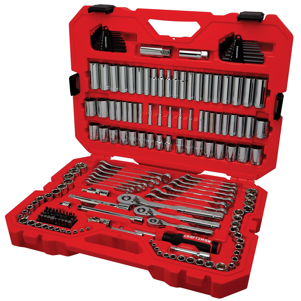 CRAFTSMAN Mechanics Tool Set, 1/4 and 3/8 Inch Drive, 189 Piece (CMMT12134) Craftsman
