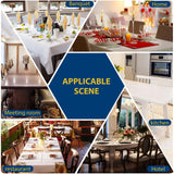 Fafua Chair Covers, Dining Room Chair Covers, Stretch Kitchen Chair Covers/Dining Room Chair Covers Set of 6, Removable Washable Dining Chair Slipcovers for Home, Hotel, Banquet Fafua