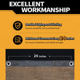 90% Garden Shade Cloth,5' x 15' Heavy Duty Mesh Tarp with Grommets, Garden Privacy Fence Screen, Shade Canopy for Patio, Outdoor Sun Shades for Backyard, Mocha/Black MVPNET