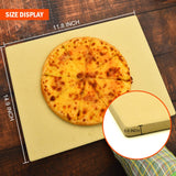 COYMOS Pizza Stone Heavy Duty Ceramic Baking Stone for use in Oven & Gril - Thermal Shock Resistant, Ideal for Baking Pizza, Bread, Cookies, Rectangular Cooking Stone 15x12 Inch. (Bonus Free Scraper) COYMOS