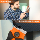 THINKWORK Tool Set - 207 Piece Portable Home Repairing Tool Kit, General Household Hand Tool Set with 13'' Wide Mouth Open Storage Tool Bag, Perfect for DIY, Home Maintenance, Handyman - Gift for Men THINKWORK