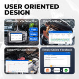 OBD2 Scanner TOPDON AD500, Oil SAS Throttle TPMS BMS EPB Reset, Engine ABS SRS Transmission, Diagnostic Scan Tool, AutoVIN, Car Check Engine Code Reader with Battery Test, Lifetime Wi-Fi Free Update TOPDON