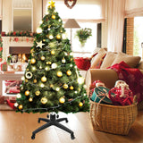 Rolling Christmas Tree Stand Universal Rolling Christmas Tree Stand with Wheels, Rolling Christmas Tree Holder Base for Artificial Trees up to 9 ft, Heavy Artificial Xmas Tree Stand Base with Casters Hammrit