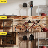 JNIHEEP Garage Organizer Trimmer Rack, Garden Power Tool Hanger Weed Whackers Holder Wall Mounted for Grass Trimmer, Hedge Trimmer, Garage Trimmer, Garden Tools,1 Pack JNIHEEP