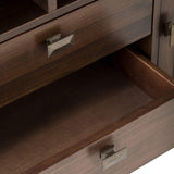 SIMPLIHOME Artisan SOLID WOOD 72 Inch Wide Transitional TV Media Stand in Natural Aged Brown for TVs up to 80 Inch, For the Living Room and Entertainment Center SIMPLIHOME