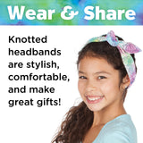 Creativity for Kids Ice Dye Headbands Craft Kit - Create 5 DIY Tie Dye Headbands, Arts and Craft Tie Dye Kit, Gifts for Kids Age 7, 8-12+ Creativity for Kids