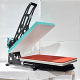 16x24 Semi-Automatic Heat Press Machine with Auto Open & Slide-Out Base – Perfect for Designers and Independent Creators (Green+Black, 16'' x 24'' (40 x 60cm)) ZJBFXY88