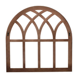 Sintosin Farmhouse White Arched Window Frame Decor 32 Inch, Hanging Distressed Wooden Rustic Window Frames for Wall Decor, Window Pane Wall Decor for Living Room Christmas Halloween Sintosin