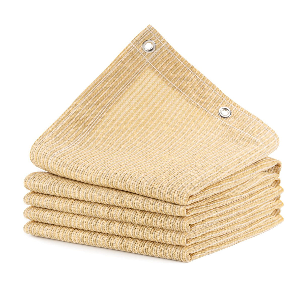 ABOSUN Outdoor Sun Shade Cloth, 8’ x 20’, Pergola, Deck, and Backyard Patio Sunshade with UV Protection, Heat Resistant HDPE Material, Reinforced Grommets (8x20 FT,Wheat) ABOSUN