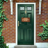 Personalized Kitchen Sign Rustic Farmhouse Home Wall Art Décor Custom Any Name Wooden Plaque Housewarming Gift Ideas For Mother & Women QLaZo