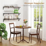 Forbena 48 Inches Long Floating Book Shelves for Wall Set of 3, Black Wall Bookshelves for Living Room, Large Heavy Duty Wood Wall Mounted Hanging Bookshelf for Bedroom Office Library Classroom Forbena