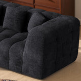 Nalupatio 107" Modern Boneless Couch Cloud Modular Sectional Sofa with L Shaped Chaise, Upholstered Comfy Chenille Couch Bed in a Box,No Assembly Required Nalupatio