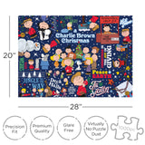 AQUARIUS Peanuts Charlie Brown Wrapping Paper 1000pc Puzzle (1000 Piece Jigsaw Puzzle) - Glare Free - Precision Fit - Officially Licensed Peanuts Merchandise & Collectibles -22x28 Inches AQUARIUS